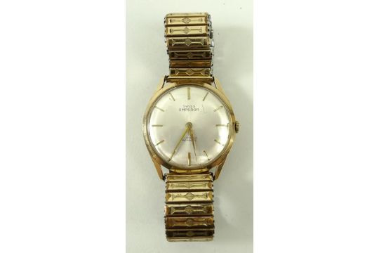 swiss emperor gold watch