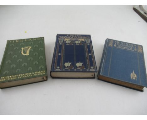"Ireland" by Frank Matthew, painted by Francis S Walker, A &amp;C Black, May 1905 first edition; "Greece by the Rev. J.A.M'Cl
