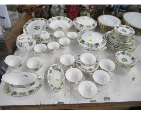 A collection of Royal Worcester Mathon Pattern tea ware&nbsp;