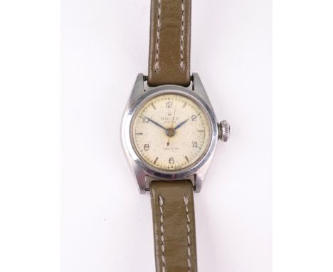 Rolex; a lady's Oyster Precision stainless steel wristwatch, ref: 4271, with manual winding movement and centre seconds.  Ill
