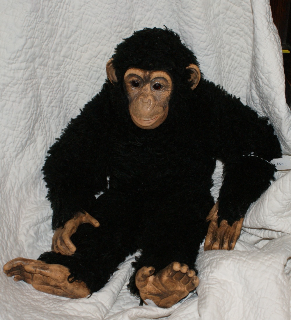 1970s soft toy monkey by Deans