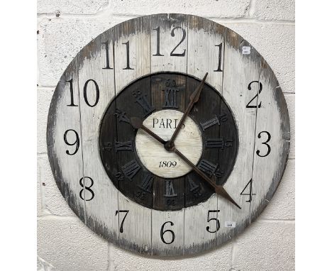 Wooden clock Paris 1809 in working order 