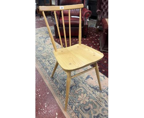 Blonde elm Ercol kitchen chair 