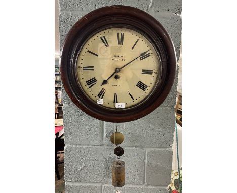 Antique office clock Jaguar motor Co gate 5 