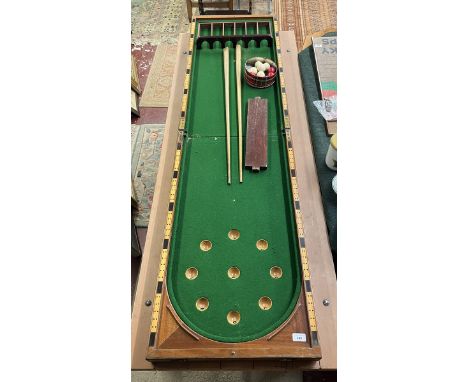 Early 20thC bagatelle game 