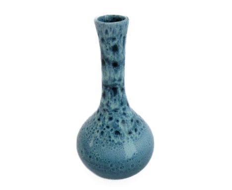 A Pilkington's Royal Lancastrian small vase with a heavy blue/grey mottled glazeCondition Report: No damage detected under UV