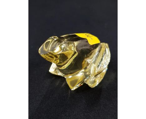 VINTAGE BACARAT FEENCH CRYSTAL FROG 