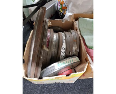 BOX OF FIL (A) REEL CANS 