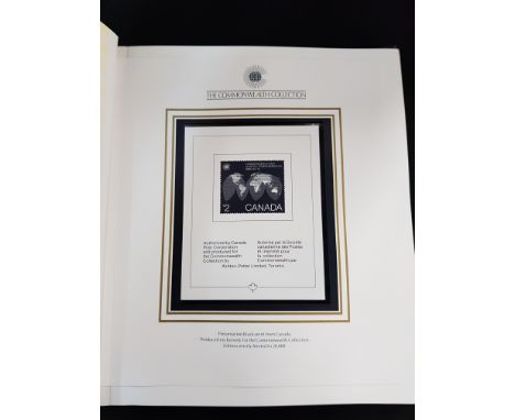 STAMP ALBUM COMMONWEALTH COLLECTION 