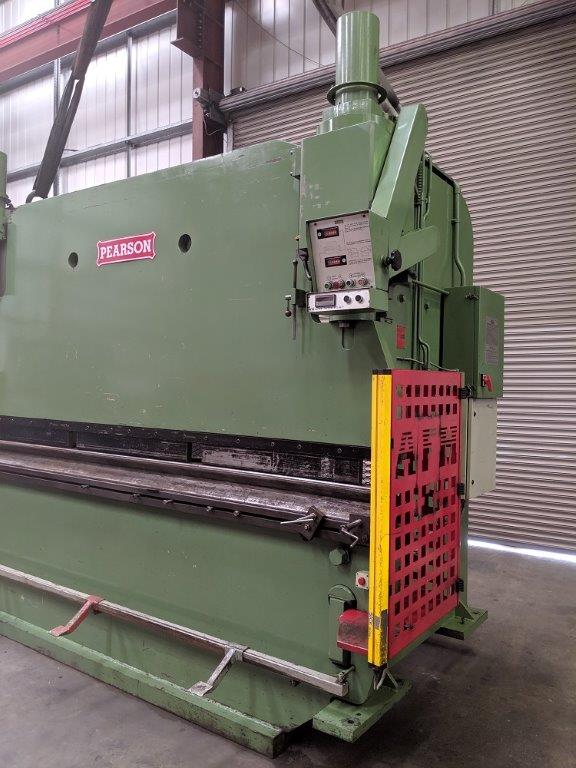 Pearson Press Brake 250 ton x 3700 mm. With Light Guards. Power
