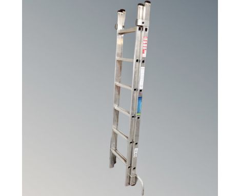 A Master Class Prodck aluminium extension ladder 