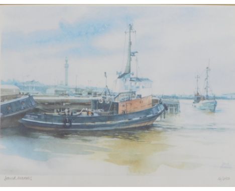 David Morris (20thC). Lady Marina Grimsby, artist signed limited edition coloured print, 16/650, 23cm x 30cm.