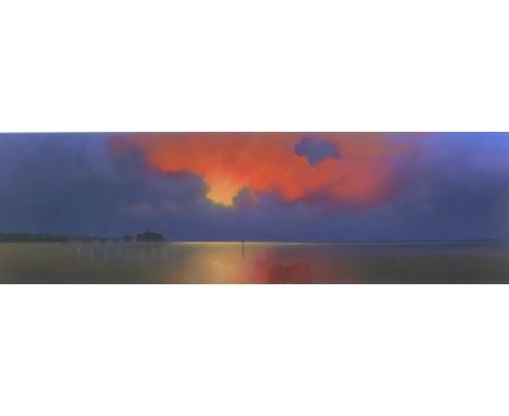 Lawrence Coulson (b.1962). All Behind Me, artist signed and numbered 81/150, Giclee print, 29cm x 90cm. Washington Green - Ce