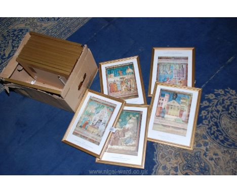 A box of seventeen Giotto Prints