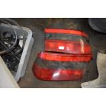 Pair of Vauxhall Calibra Rear Lights (nearside has a small crack)