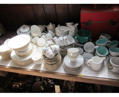 A collection of assorted teaware including Royal Worcester