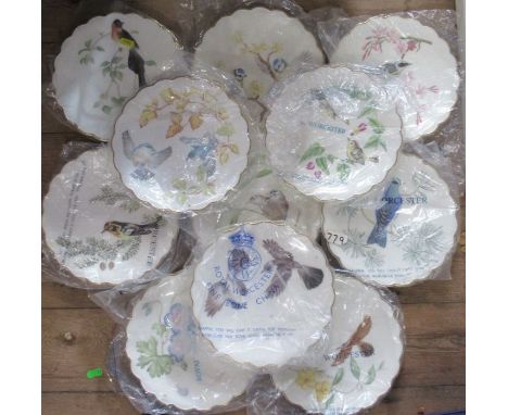 11 Royal Worcester Dorothy Doughty bird plates