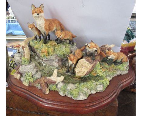 A Border Fine Arts model, Family Outing