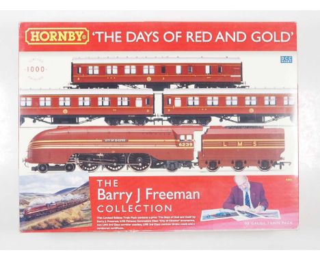 A HORNBY OO gauge R2907 'The Days of Red and Gold' Train Pack from The Barry J Freeman Collection containing a streamlined Co