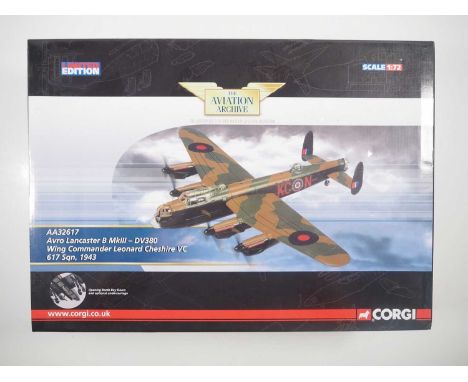 A CORGI Aviation Archive 1:72 scale AA32617 Avro Lancaster B Mk III - VG/E in G box