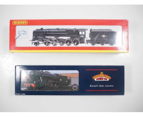A pair of  OO gauge steam locomotives  by HORNBY and BACHMANN comprising of a BACHMANN early BR WD 8f Class 90274 and HORNBY 