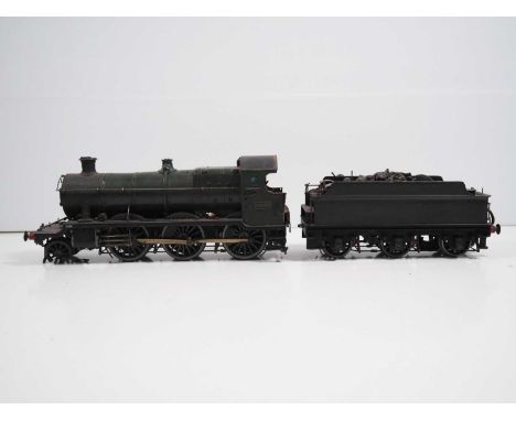 Attributed to LEEDS MODEL COMPANY (with parts originating from others). An O gauge coarse scale non-powered GWR 43xx Mogul cl