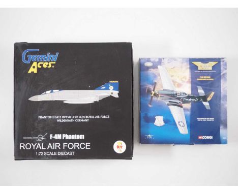 A pair of 1:72 scale aircraft by CORGI Aviation Archive and GEMINI ACES - VG/E in G boxes (2)