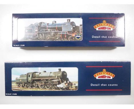 A pair of BACHMANN OO gauge steam locomotives comprising 31-102A Standard class 4MT in BR black and 32-153 N class in Souther