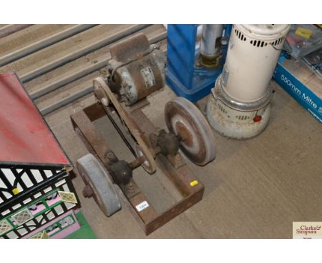 A large metal vintage grinder - sold as a collector's item