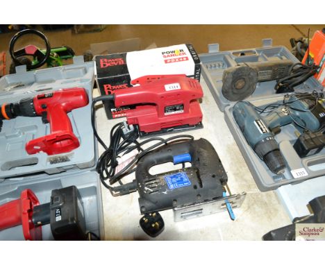 An as new Power Devil orbital sander and a Nu Power jig saw