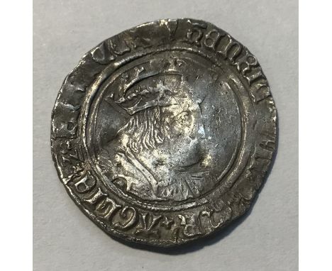 Henry VIII 1509-47, Groat, mm arrow 1526-44, Laker bust D,