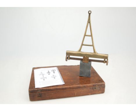 A Surveyors Rad Tracer,English, c.1920, with trade label to inside of lid for 'W. F. Stanley Optical Philosophical &amp; Math