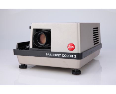 A Leica Pradovit Color 2 Projector,with Leitz Colorplan f/2.5 90mm, Elmar-P f/2.8 150mm and Elmarit-P CF f/2.8 150mm lenses, 