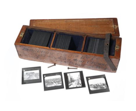 A Collection of Magic Lantern Slides - Canada:A good collection of magic lantern slides charting a steam railway journey acro