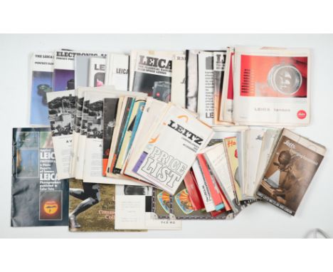 A Good &amp; Large Selection of Leica Advertising Booklets,over 200 booklets, covering Leica M, R, projection, darkroom, &amp