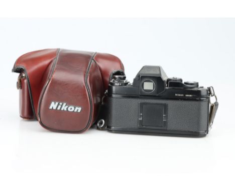 A Nikon F3 SLR Camera,black, serial no. 1354351, with Nikon Ai f/1.8 50mm lens, body, G, shutter untested, lens, G, some ligh