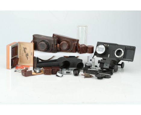A Selection of Leica Camera Accessories,including cases, light meters and more (a lot)