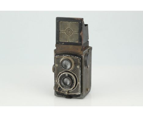 A Rollei Rolleicord I Art Deco TLR Camera,body, P-F, shutter working, too slow on slow speeds, with Carl Zeiss Jena Triotar f