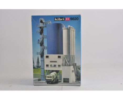 Kibri HO Scale 9820 Liebherr Concrete Cement Works. Complete. Ex Shop Condition.