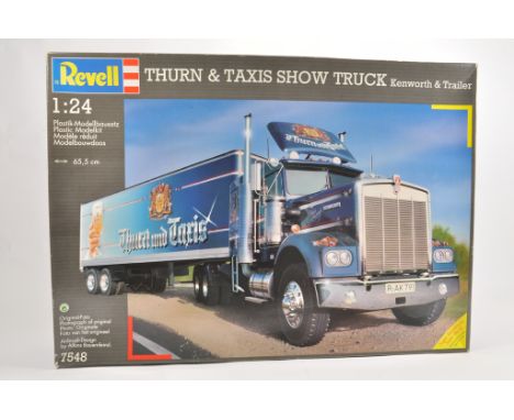 Revell 1/24 Scale Plastic Truck Kit. Kenworth Thurn and Taxis Show Truck. Complete. Ex Shop Condition. 