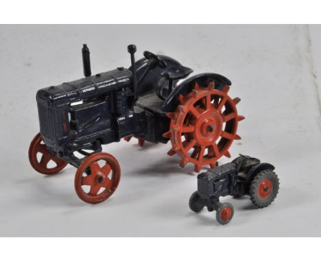 Britains 127F Fordson Major E27N Tractor plus Lilliput issue of the same. G to VG. (2)
