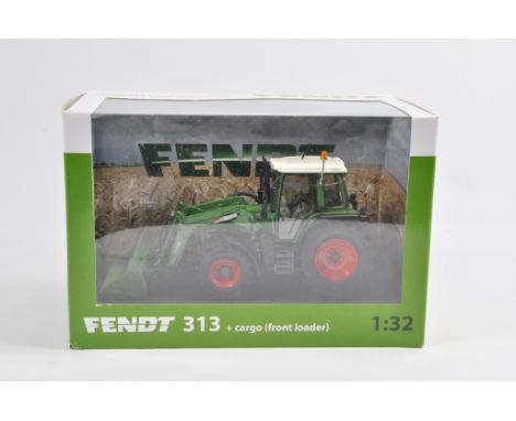 Schuco 1/32 Fendt 313 Tractor with Loader. M in Box.