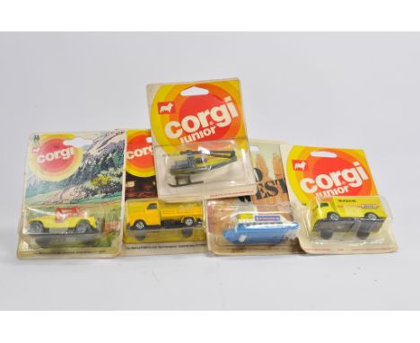 Group of Corgi Juniors in Blister Packs. M in G to VG Boxes. (5)