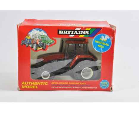 Britains 1/32 Fiatagri New Holland M160 Tractor with Flotation Tyres. M in Worn Box. 