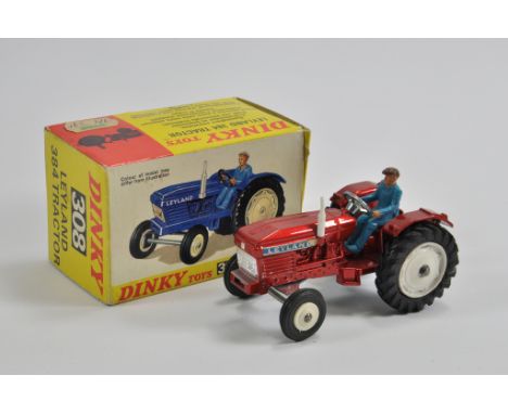 Dinky Toys No. 308 Leyland Tractor. Metallic Red. NM in VG Box.