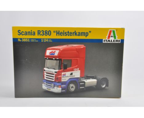 Italeri 1/24 Scale Plastic Truck Kit. Scania R380. Complete. Ex Shop Condition.