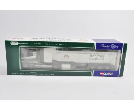 Corgi 1/50 CC12803 Scania T Bulk Tipper. Commercial Diecast Truck. Maguires of Cheltenham. M in Box.