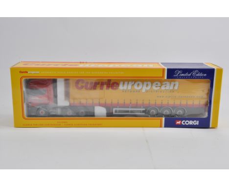 Corgi Commercial Diecast Truck No. 12903 Currie European Transport. M in Box.