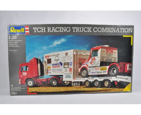 Revell 1/25 Scale Plastic Truck Kit. TCH Racing Truck Combination Set. Complete. Ex Shop Condition.