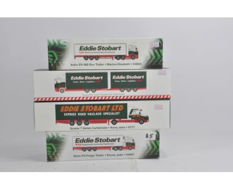 Collection of Eddie Stobart Diecast issues from Atlas Oxford Series. Various items as pictured. NM to M in Boxes. (4)